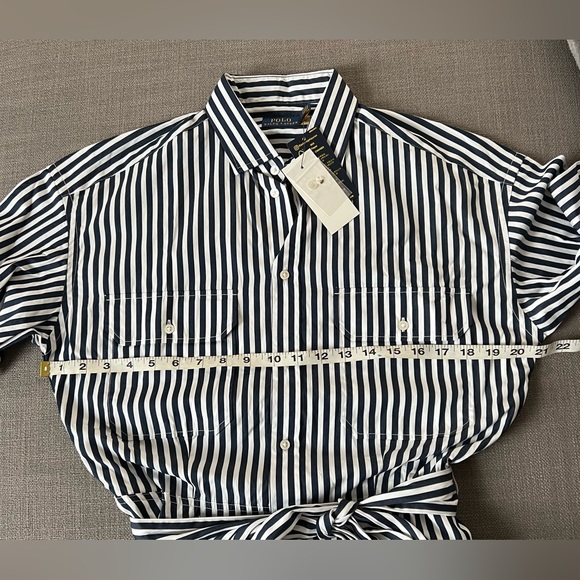 Ralph Lauren women’s long sleeve shirt maxi dress - Picture 12 of 13